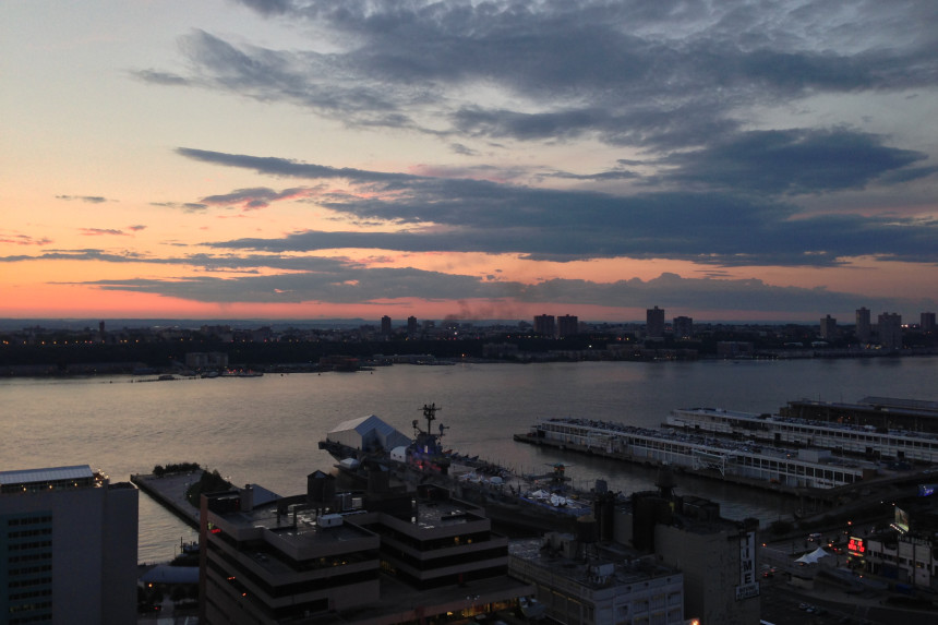 Hudson River at Sunset