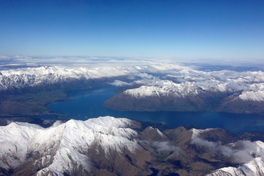 Mountains from the plane