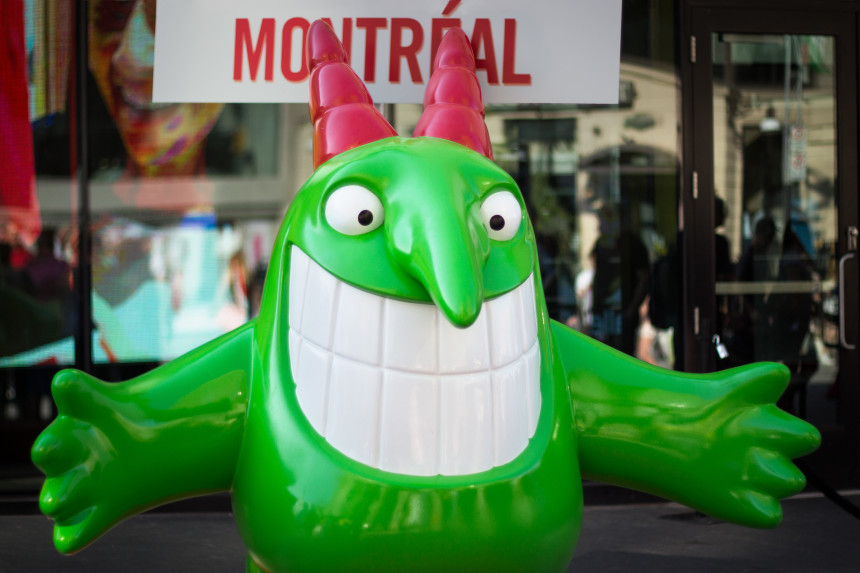 Victor, the Just for Laughs mascot
