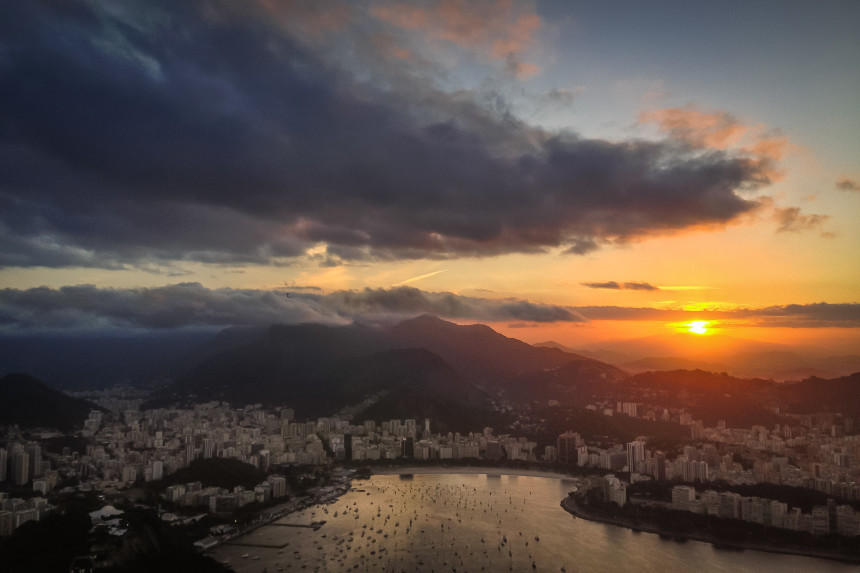 Sunset from Sugarloaf Mountain